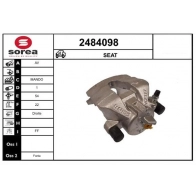 Тормозной суппорт EAI Volkswagen Polo (AW, BZ) 6 2018 – 2020 Y6K FA 2484098