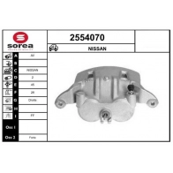 Тормозной суппорт EAI R S7X9ZW Nissan Leaf 2554070