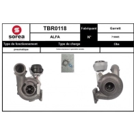 Турбина EAI SEG CZQ Fiat Stilo (192) 1 Хэтчбек 1.9 JTD 140 л.с. 2004 – 2006 TBR0118