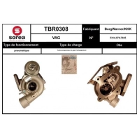 Турбина EAI ZAV9WR D TBR0308 Volkswagen LT (2DA ,2DD, 2DH) 2 Фургон 2.5 TDI 83 л.с. 2001 – 2006