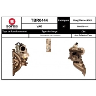 Турбина EAI Seat Altea (5P5, 5P8) 1 Минивэн XL 2.0 TFSI 200 л.с. 2006 – 2009 AA25 7 TBR0444