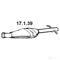 Катализатор EBERSPACHER Renault Kangoo (FC) 1 Фургон 1.9 D 65 (FC0E. FC02. FC0J. FC0N) 64 л.с. 1997 – 2025 J9G R0ZF 17139 4030813137101