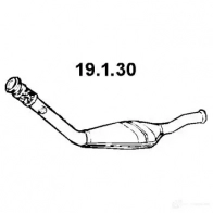 Катализатор EBERSPACHER RZU9AN V 4030813136746 Peugeot 406 1 (8B) Седан 2.0 16V 136 л.с. 2000 – 2004 19130