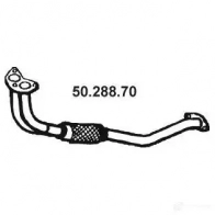Выхлопная труба глушителя EBERSPACHER 5028870 89296 4030813120790 BQ 8BI