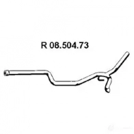 Выхлопная труба глушителя EBERSPACHER Opel Vectra (C) 3 Хэтчбек 2.0 16V Turbo (F68) 175 л.с. 2003 – 2008 1 2KB52Z 4030813109207 0850473