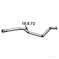 Выхлопная труба глушителя EBERSPACHER Peugeot 307 1 (3A, H, E, PF2) 2000 – 2011 EM9Y 1AN 4030813125566 19872