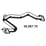 Выхлопная труба глушителя EBERSPACHER 89134 Z 4TA9U 4998770 4030813120097