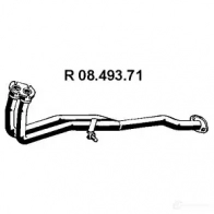 Выхлопная труба глушителя EBERSPACHER 4030813011074 Opel Astra (F) 1 Универсал 1.6 Si (F08. C05) 101 л.с. 1992 – 1994 0849371 DR BM0