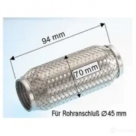 Гофра глушителя