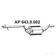 Резонатор EBERSPACHER 4030813136432 Ford Focus 1 Седан 1.8 16V 115 л.с. 1999 – 2004 KL8N 642 6439002