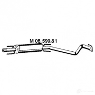 Резонатор EBERSPACHER 0859981 0 CUIJ 4030813040005 Opel Astra (G) 2 1998 – 2004