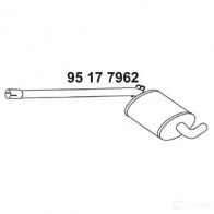 Резонатор EBERSPACHER 95177962 T ZEGATL Seat Toledo 4030813087925