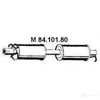 Резонатор EBERSPACHER Ford Transit 6 (FA) Фургон 2.0 DI (FAE. FAF. FAG) 75 л.с. 2000 – 2006 Y8 EWX 4030813150865 8410180