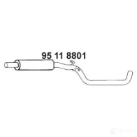 Резонатор EBERSPACHER Volkswagen Golf Plus (5M1, 521) 1 Хэтчбек 1.4 16V 75 л.с. 2005 – 2006 4030813087673 95118801 YRUK8 JH