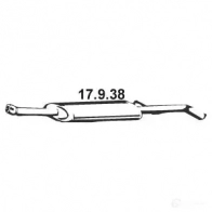 Резонатор EBERSPACHER 4030813125160 TGU GR0S Renault Megane (LM) 2 Седан 2.0 135 л.с. 2003 – 2024 17938