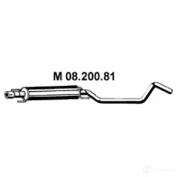 Резонатор EBERSPACHER Opel Zafira QT 4HP3 0820081 4030813090123