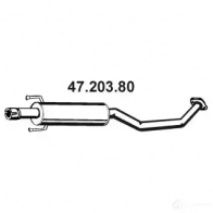 Резонатор EBERSPACHER U4 00V3 Toyota Corolla (E120) 9 Хэтчбек 1.6 VVT i (ZZE121) 110 л.с. 2002 – 2006 4030813158137 4720380