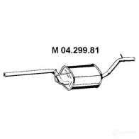 Резонатор EBERSPACHER 0429981 Ford Focus 1 Универсал 1.6 16V 100 л.с. 1999 – 2004 4030813039054 C 2VJB2