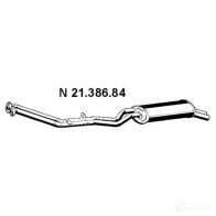 Задний глушитель EBERSPACHER 4030813013580 2138684 85937 T42 A4M