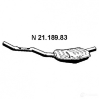 Задний глушитель EBERSPACHER A F1B4K 4030813012095 2118983 85802