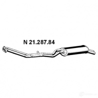 Задний глушитель EBERSPACHER 85874 4030813012828 NDO 1Z 2128784