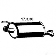 Задний глушитель EBERSPACHER 4030813021660 4 N1BTB 17330 85230