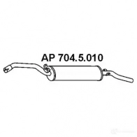 Задний глушитель EBERSPACHER 89627 4AKK3 M 4030813110937 7045010