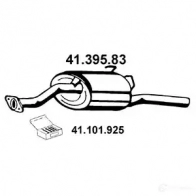 Задний глушитель EBERSPACHER 4139583 4030813113532 Honda Civic 6 (EJ, EK) Хэтчбек IS0 GV