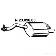 Задний глушитель EBERSPACHER M GOZ3W4 4030813065787 2309683 Mercedes SLK (R170) 1 Кабриолет 2.3 230 Kompressor (1749) 197 л.с. 2000 – 2004