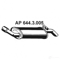 Задний глушитель EBERSPACHER 4030813136906 89547 6443005 YNXM1 N