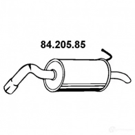 Задний глушитель EBERSPACHER 4030813424027 8420585 SAY LK1 89857