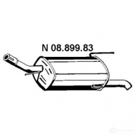 Задний глушитель EBERSPACHER 0889983 Opel Astra (G) 2 Хэтчбек 1.7 CDTI (F08. F48) 80 л.с. 2003 – 2009 EFQ1X AE 4030813090970