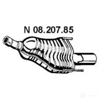 Задний глушитель