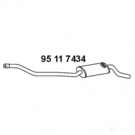 Задний глушитель EBERSPACHER 95117434 7Q4 EI 90323 4030813085419