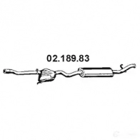 Задний глушитель EBERSPACHER 81144 F03 AEF 0218983 4030813100549
