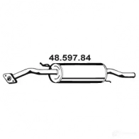 Задний глушитель EBERSPACHER 4030813118568 4859784 A WRCE 88951
