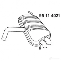 Задний глушитель EBERSPACHER Seat Toledo (5P2) 3 Минивэн 1.9 TDI 105 л.с. 2004 – 2009 95114021 AG498 RW 4030813139235