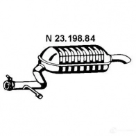 Задний глушитель EBERSPACHER Mercedes S-Class 7 WFCF 4030813076158 2319884