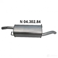 Задний глушитель EBERSPACHER QH6 XS Ford Fusion 4030813081053 0430284