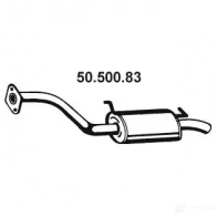 Задний глушитель EBERSPACHER 17B 39 4030813121193 5050083 Mitsubishi Pajero 3 (V60) 1999 – 2007