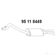 Задний глушитель EBERSPACHER 4030813086959 3S4KS 2 90449 95118449