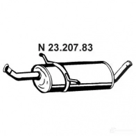 Задний глушитель EBERSPACHER L IXDDRL 4030813104585 Mercedes A-Class (W169) 2 2004 – 2012 2320783