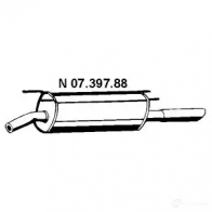 Задний глушитель EBERSPACHER 4030813075069 SZ O3KXG Opel Omega (B) 2 Седан 2.5 TD (F69) 130 л.с. 1994 – 2003 0739788