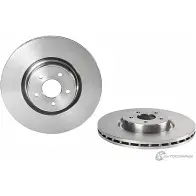 Тормозной диск BREMBO W7BA VF Ford Focus 2 Хэтчбек 2.5 RS 305 л.с. 2009 – 2011 09.9586.20 HR6JX9