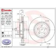 Тормозной диск BREMBO P46RXG LP6I4 6 09.A404.10 791271 - Изображение 2