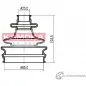 Пыльник шруса, ремкомплект KAMOKA 1146224 7HINUVX Citroen Xantia 1 (X1, X2) Хэтчбек 2.0 i 16V 132 л.с. 1995 – 2003 B 0GG97R