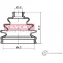 Пыльник шруса, ремкомплект KAMOKA P IU9CF Z348PK 1146946 Citroen Xantia 1 (X1, X2) Хэтчбек 2.0 Turbo 147 л.с. 1995 – 2003