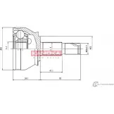 Шрус граната KAMOKA NOL NDF 1657305 7412 DV029