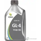 Трансмиссионное масло в мкпп, редуктор синтетическое YBA011001P YOKKI SAE 75W-90 API GL-4, API GL-4, 1 л YOKKI 1436797116 E C7NL YBA011001P