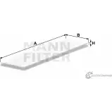 Салонный фильтр MANN-FILTER 66107 WDNFZ5G U 0LRH CU 5407 - Изображение 2